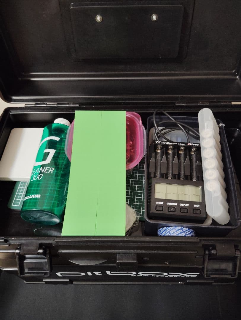 ミニ四駆 PITBOX引退セット(ピットマット付き)