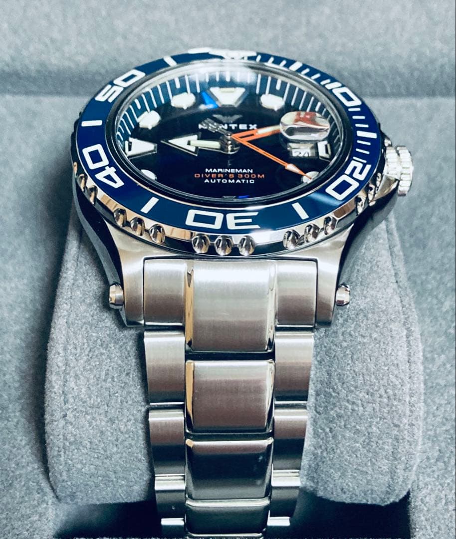 美品！KENTEX マリンマンシーアングラー S706X-02 日本製 自動巻き