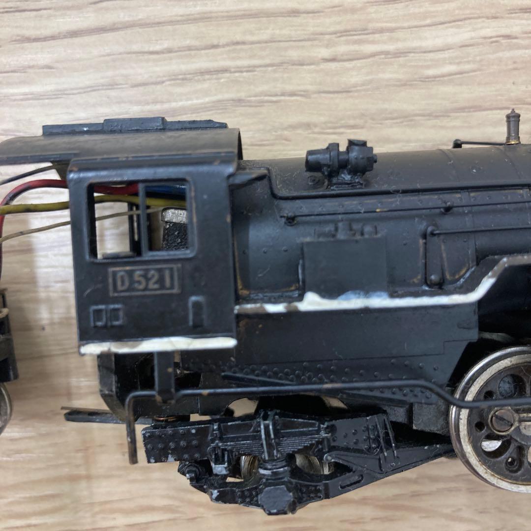 HOゲージ アダチ D52形 蒸気機関車 D521 ジャンク品 現状渡し