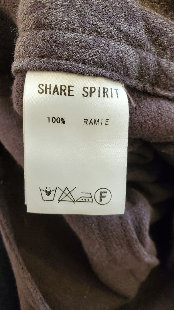 share sprint ブラウン ペイズリー柄 サルエルパンツ