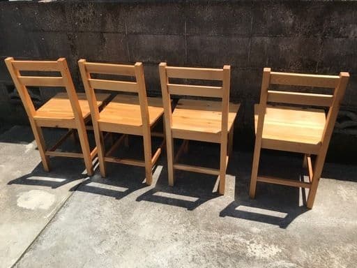 【引取り限定】☆ダイニングテーブル＆チェア4脚セット PND-5