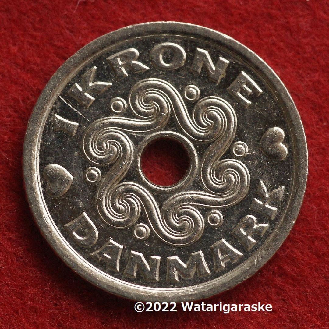 〒★デンマーク1クローネｘ50枚★1992-95年版流通品★