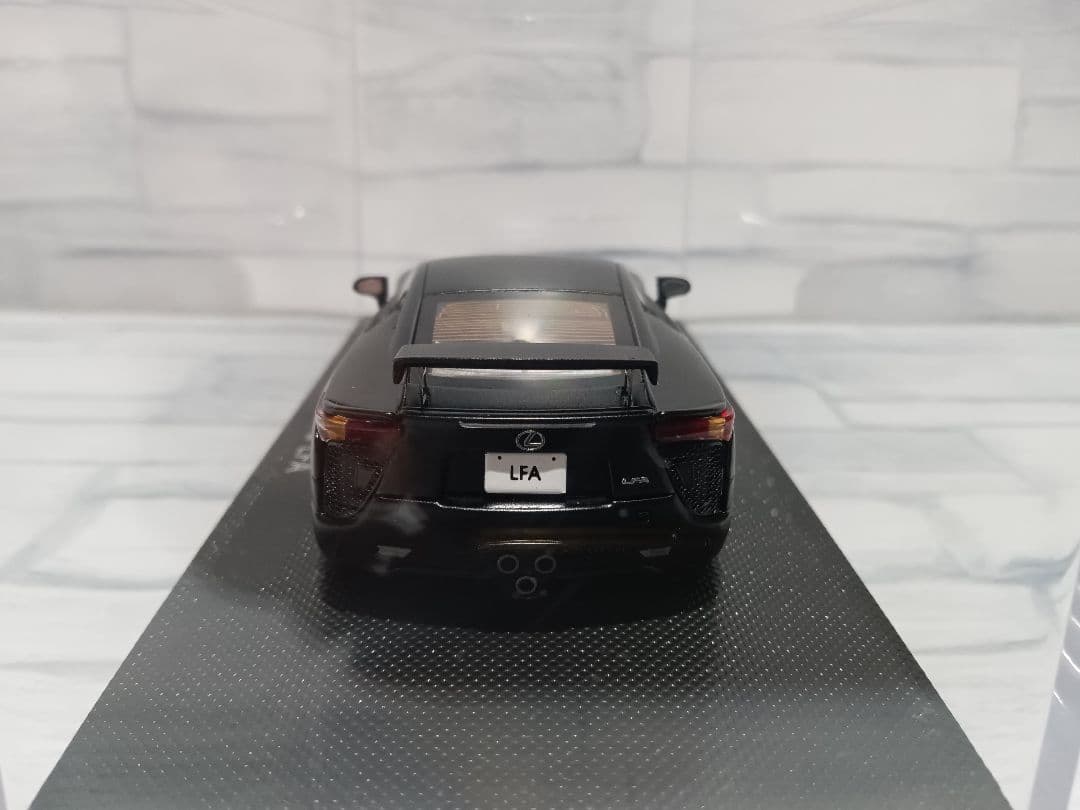 1/43 エブロ　レジンモデル　レクサス　LFA　ミニカー　ブラック