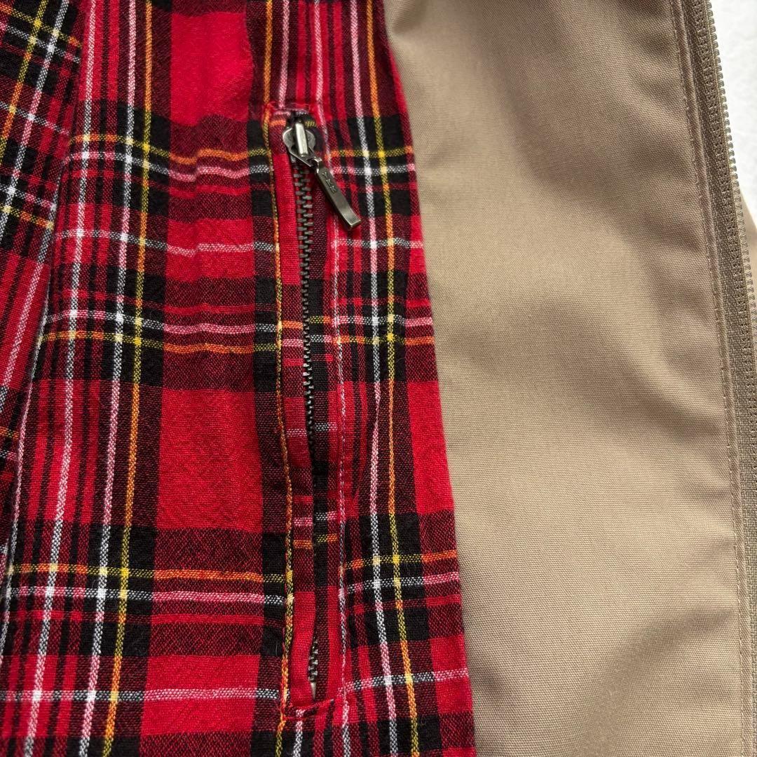 イングランド製　フレッドペリー スウィングトップ　サイズ42　刺繍ロゴ　ベージュ