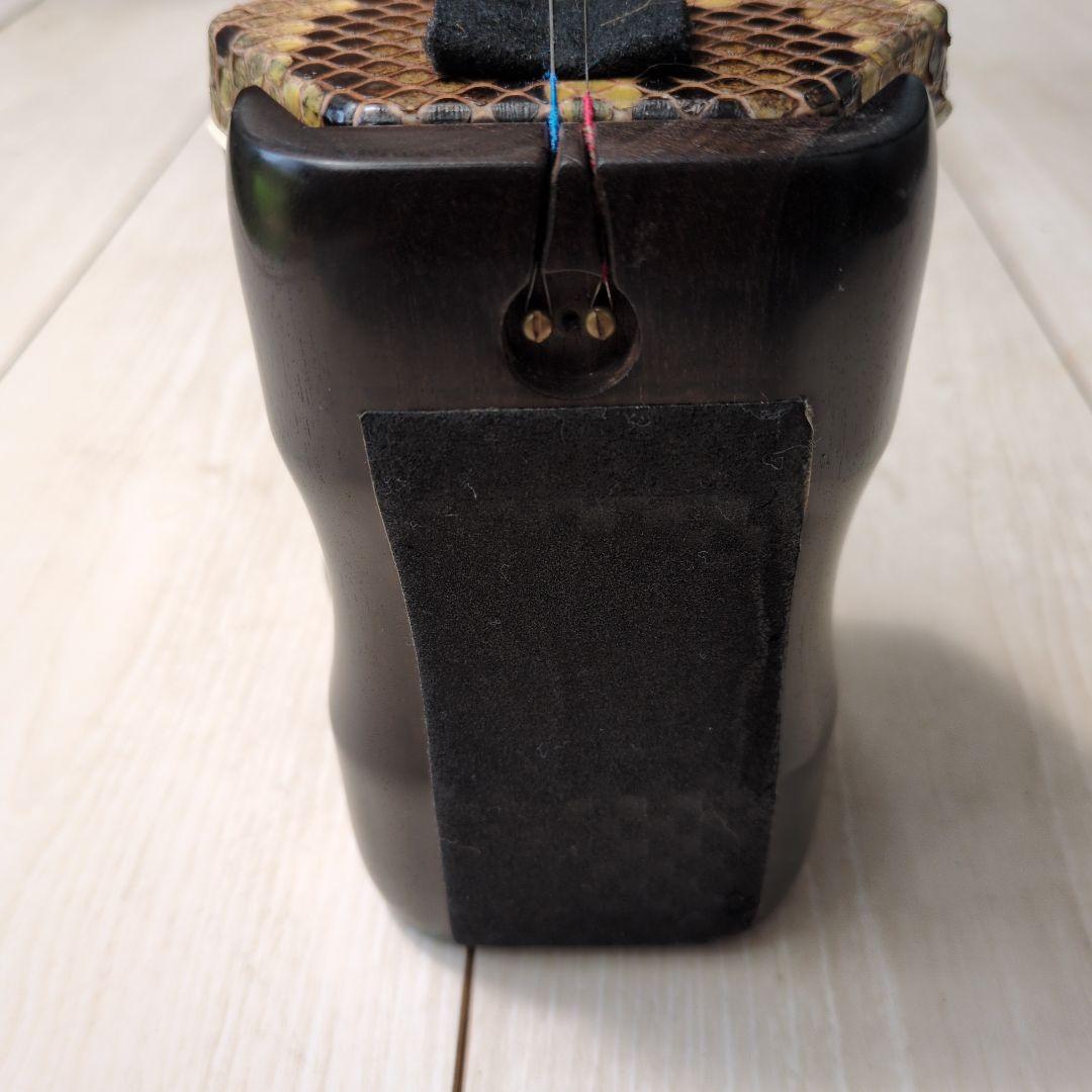 二胡　蛇皮　黒壇　ハードケース付