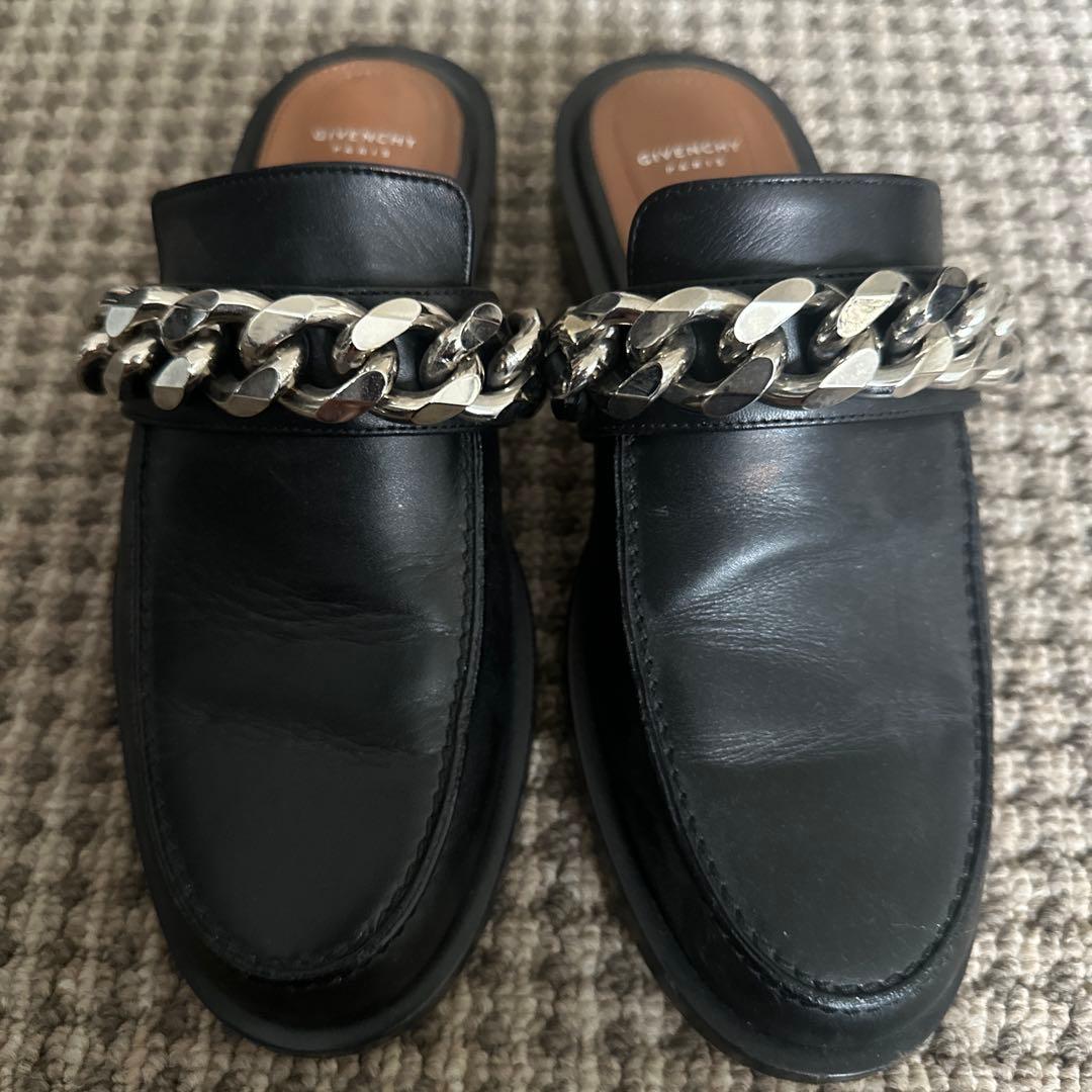 Givenchy ブラック ミュール　36ハーフ
