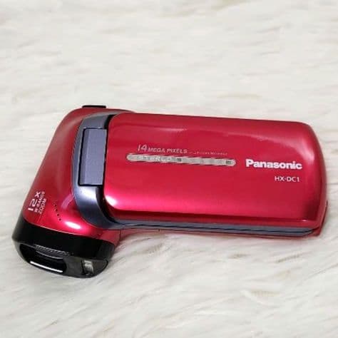 【美品】 Panasonic HXーDC1ビデオカメラ 箱付き ピンクカラー