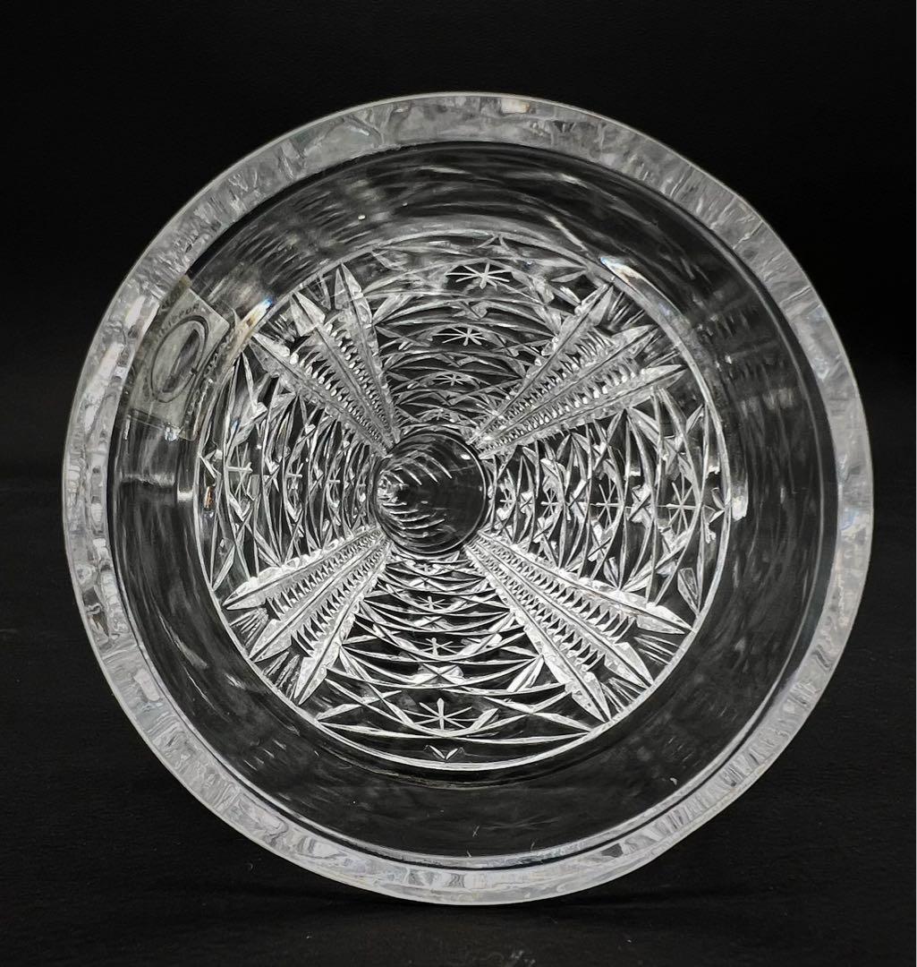 希少品 Russian Crystal Hand Cut ワイングラス酒器