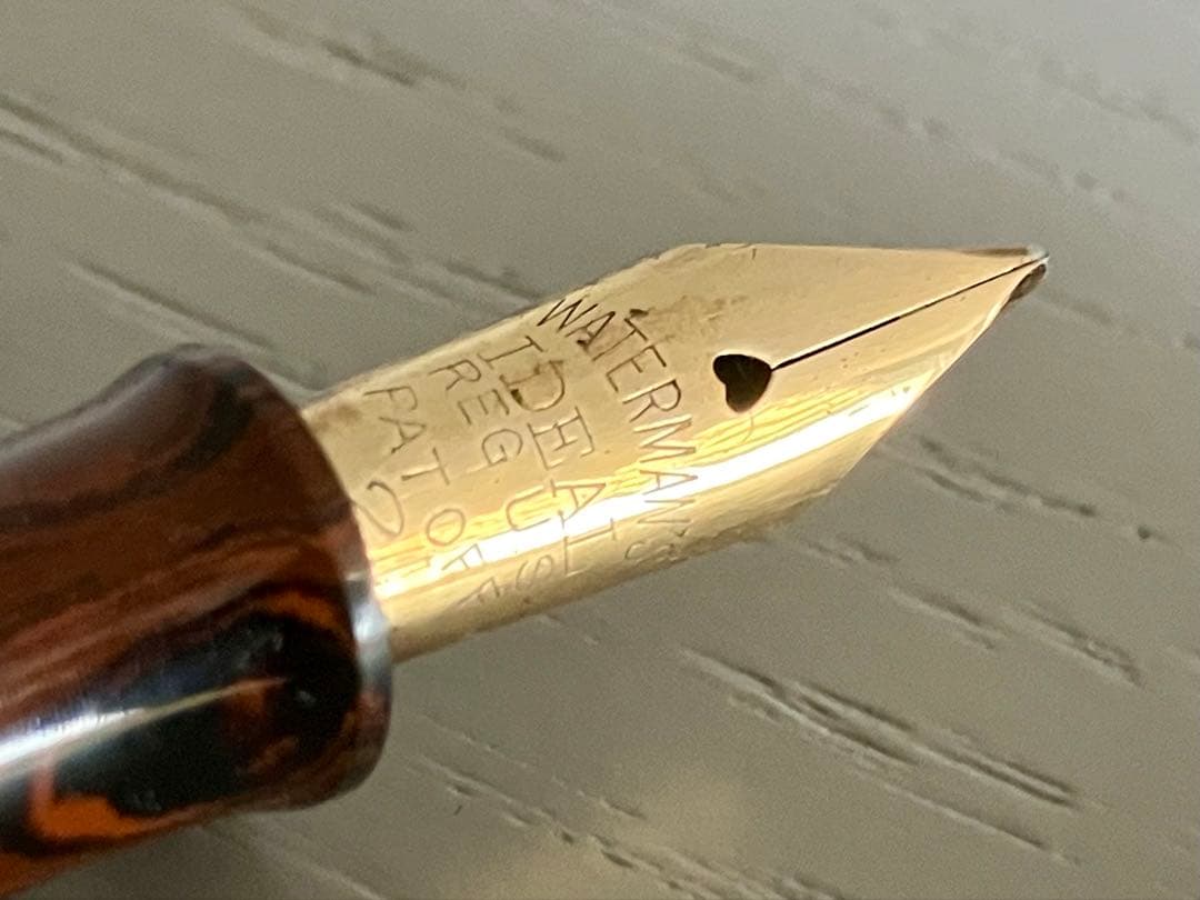 Waterman Ideal Red Rippleウォーターマン 万年筆 52