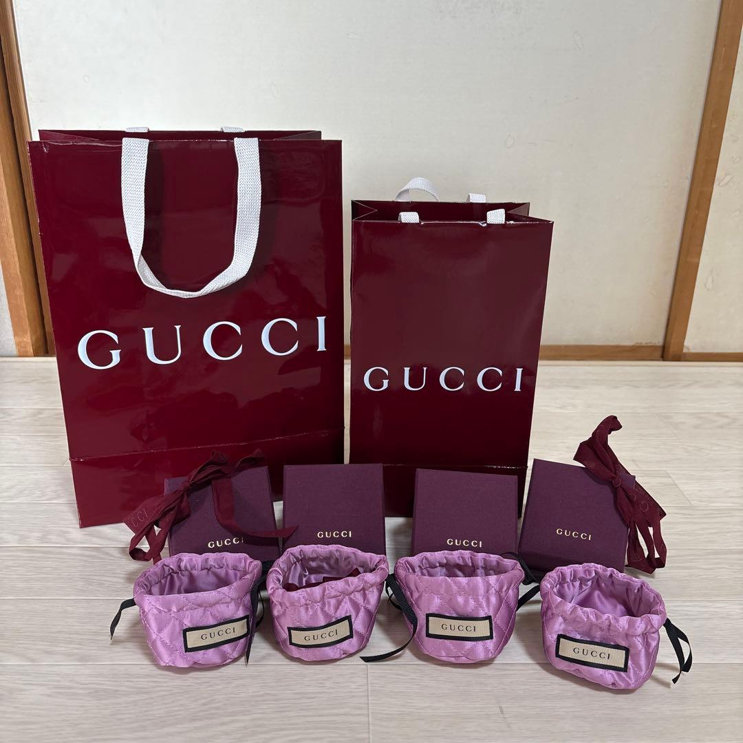GUCCI ギフトボックス 4点セット ピンク