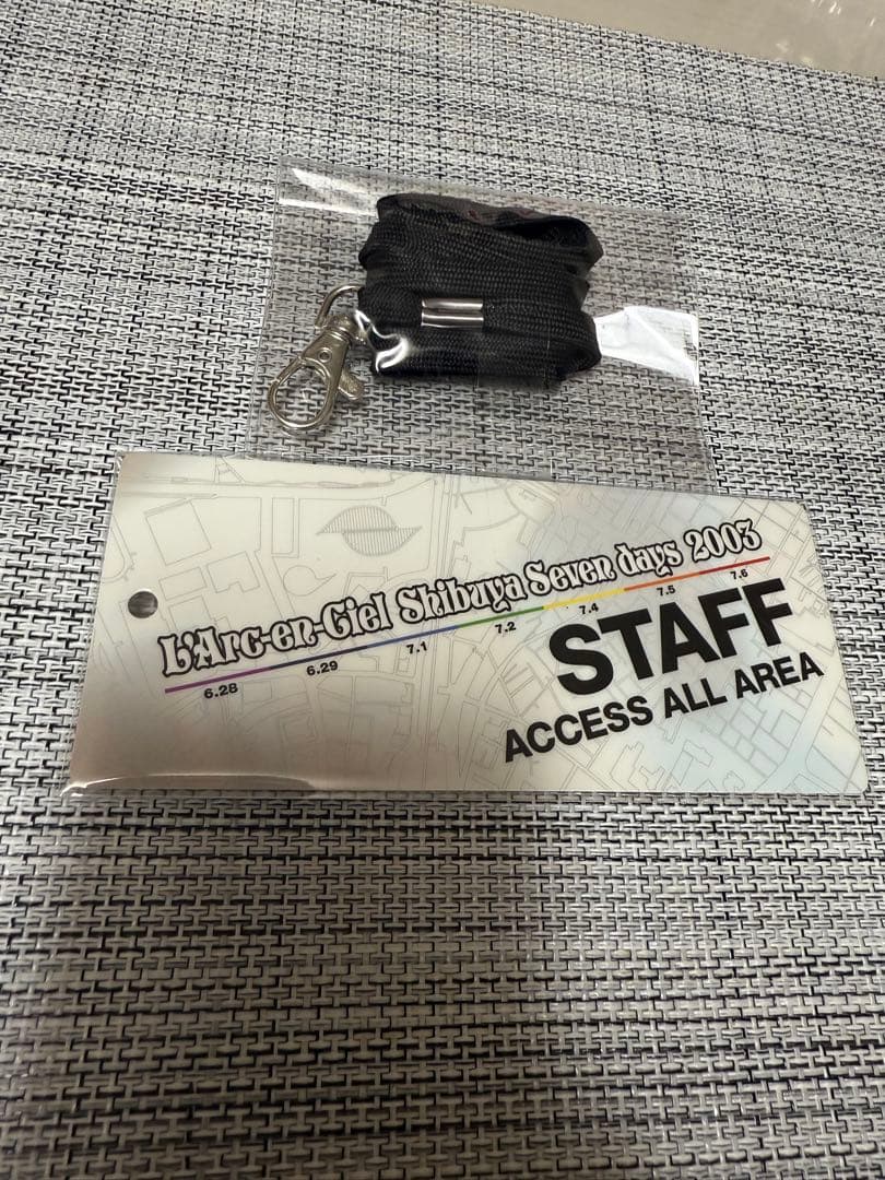 スタッフパス Shibuya seven days 03 ラルク L'Arc