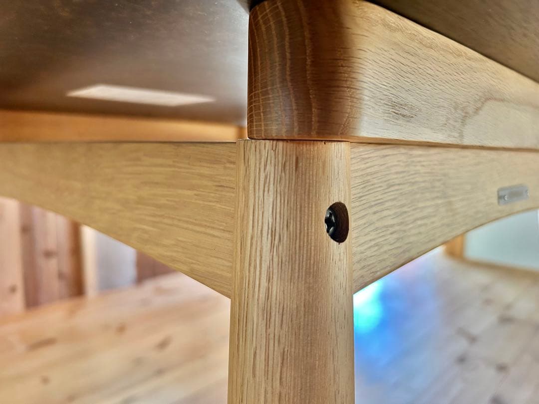 【カリモク60】Dテーブル ビーチナチュラル中古