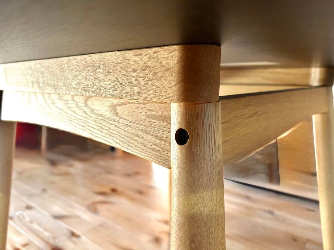 【カリモク60】Dテーブル ビーチナチュラル中古