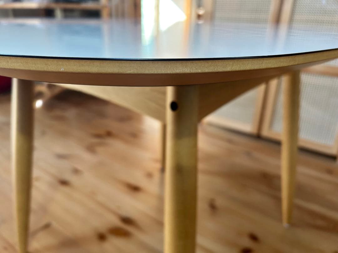 【カリモク60】Dテーブル ビーチナチュラル中古