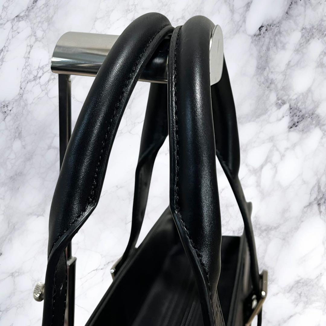 極美品 タケオキクチ 2way ビジネスバッグ ショルダーバッグ 本革 ナイロン