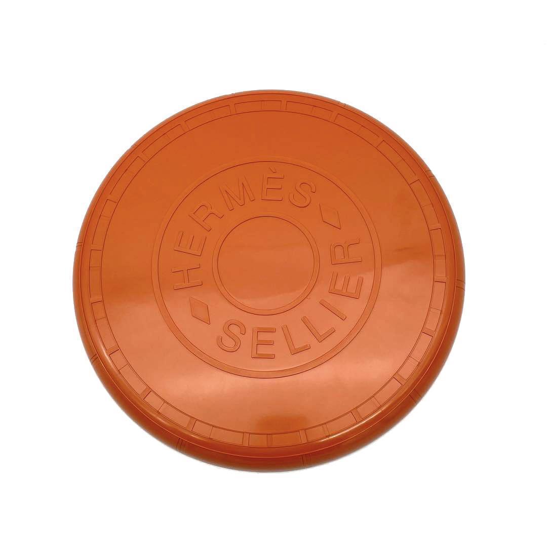 【美品】エルメス 犬用フリスビー ウフ インテリアオブジェ セリエ ☆M22