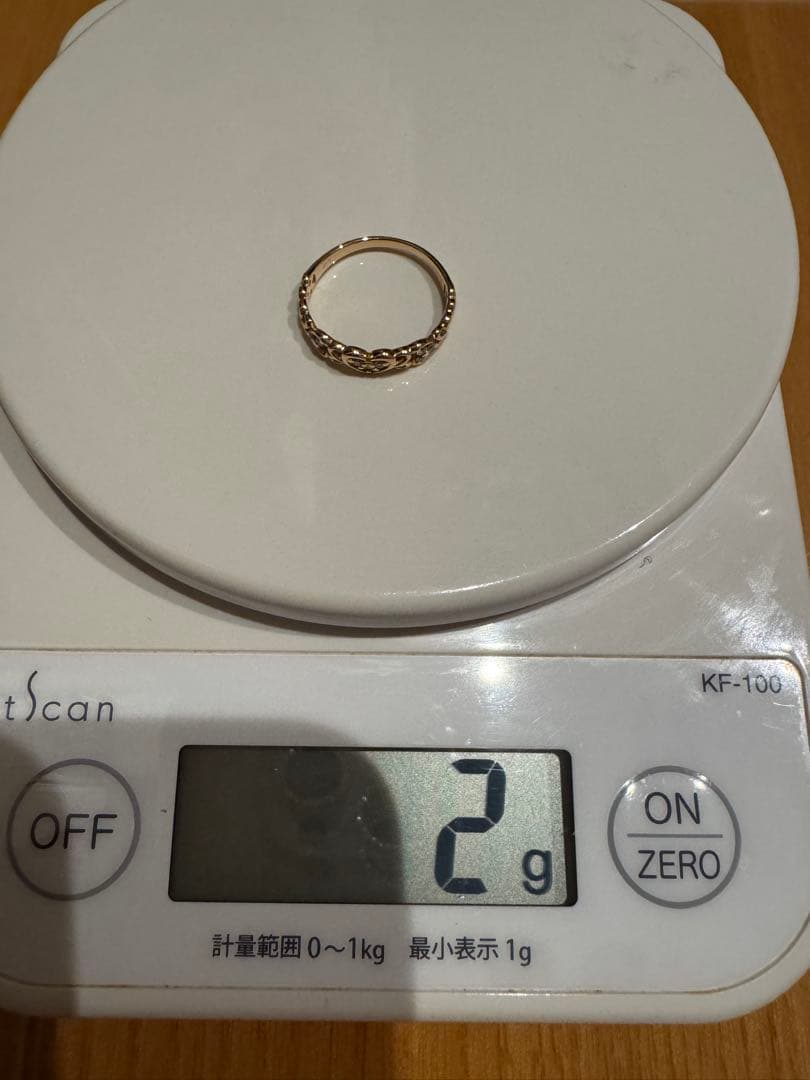 K18ダイヤモンドハートリング