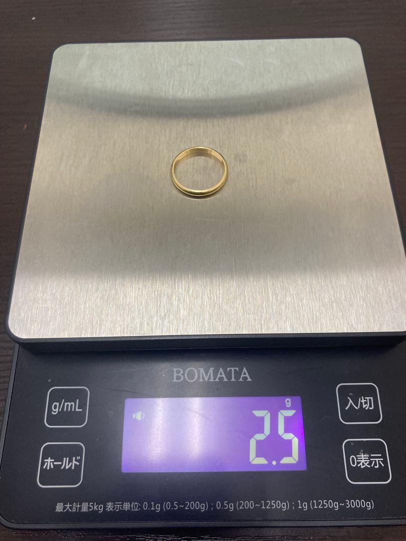 定価123,000円　カルティエ　K18リング　2.5g