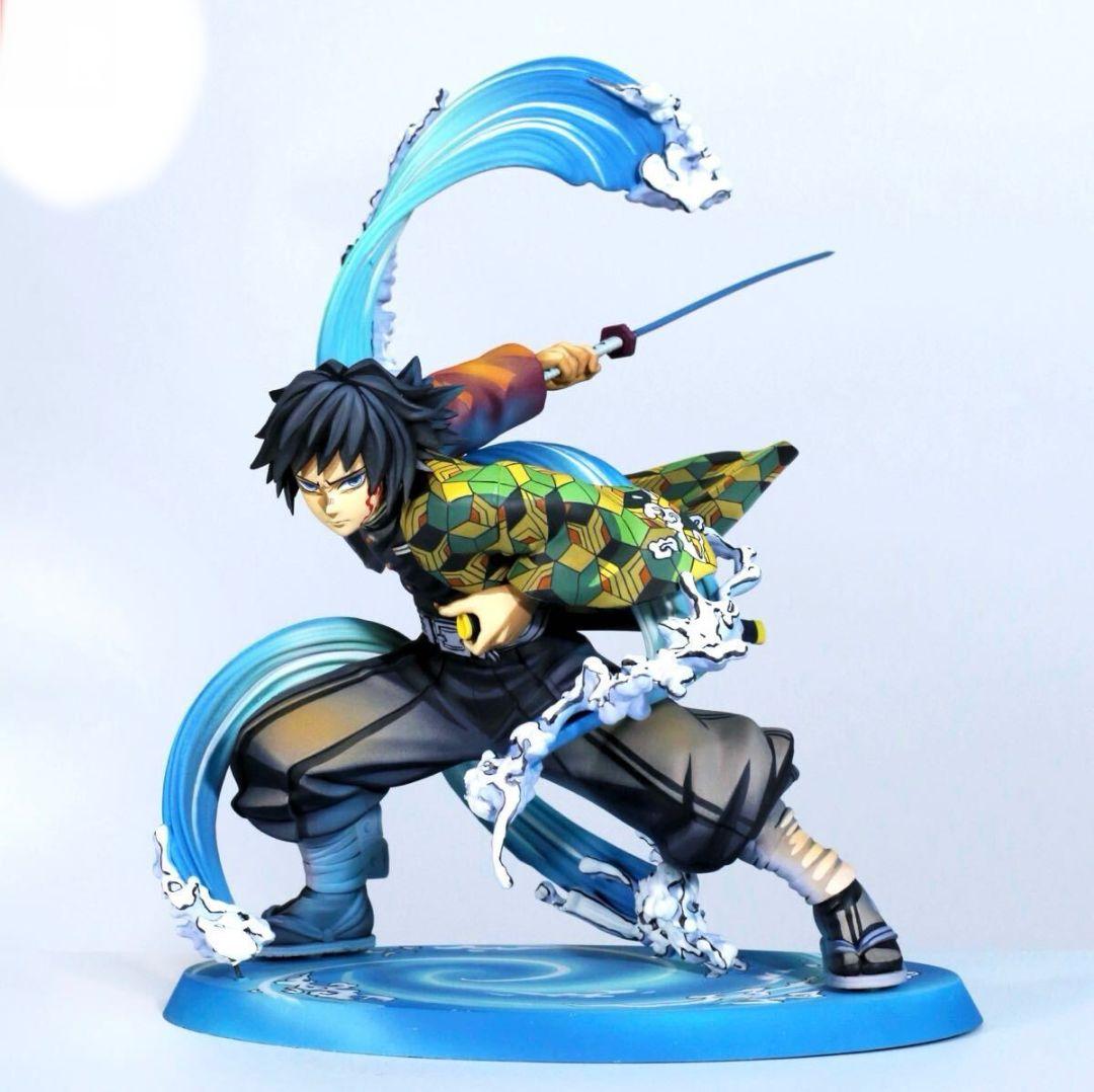 鬼滅の刃 冨岡義勇 リペイント 二次元彩色 2D フィギュア 二次元 リペイント