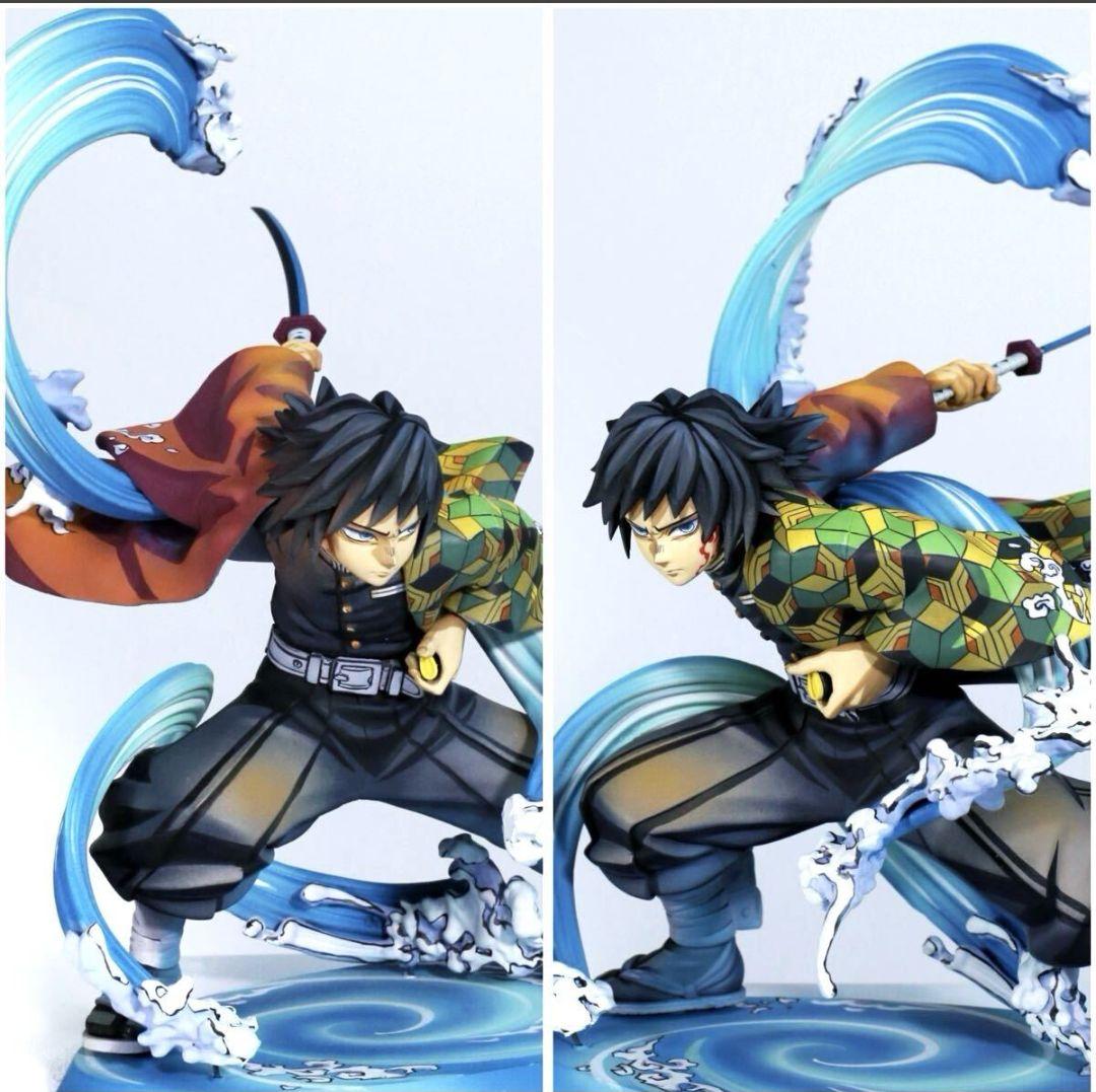 鬼滅の刃 冨岡義勇 リペイント 二次元彩色 2D フィギュア 二次元 リペイント