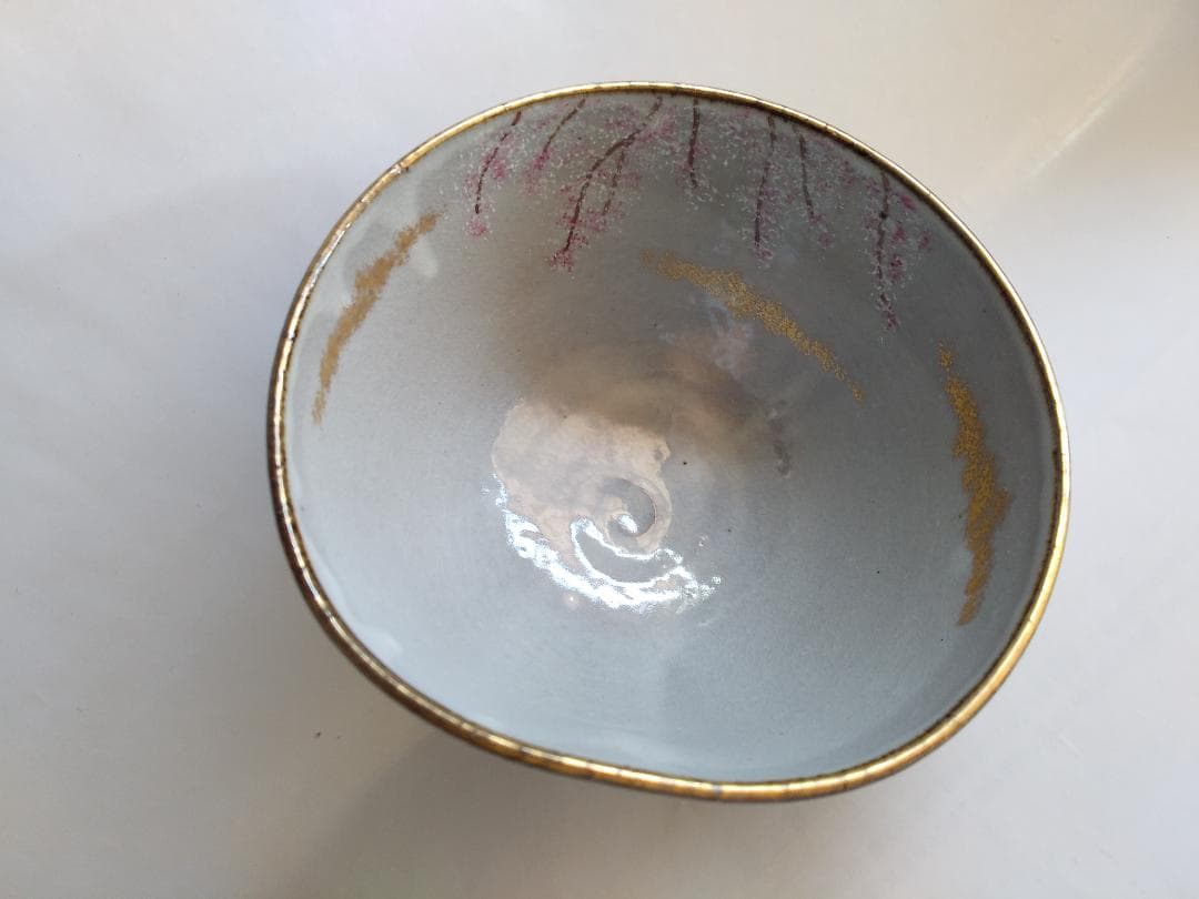 京焼 燐光窯 井川和夫 粉引 京の町 茶碗 共箱 共布 栞 茶道具 抹茶碗 新品