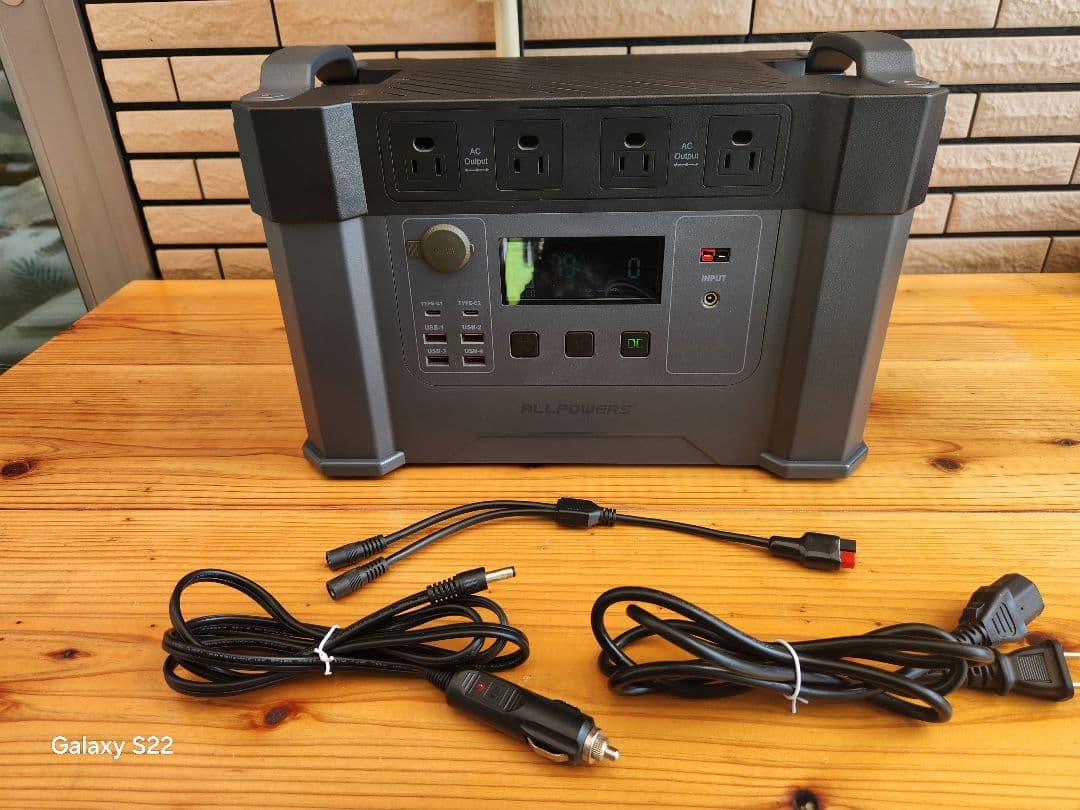 ALLPOWERSポータブル電源2000W 防災キャンプ 送料無料