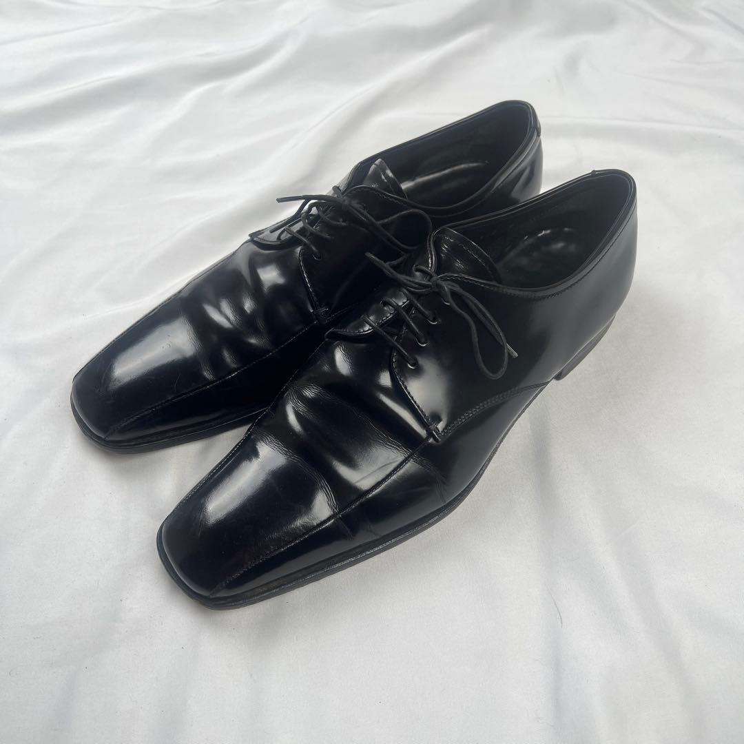 靴 Archive PRADA square toe leather shoes
