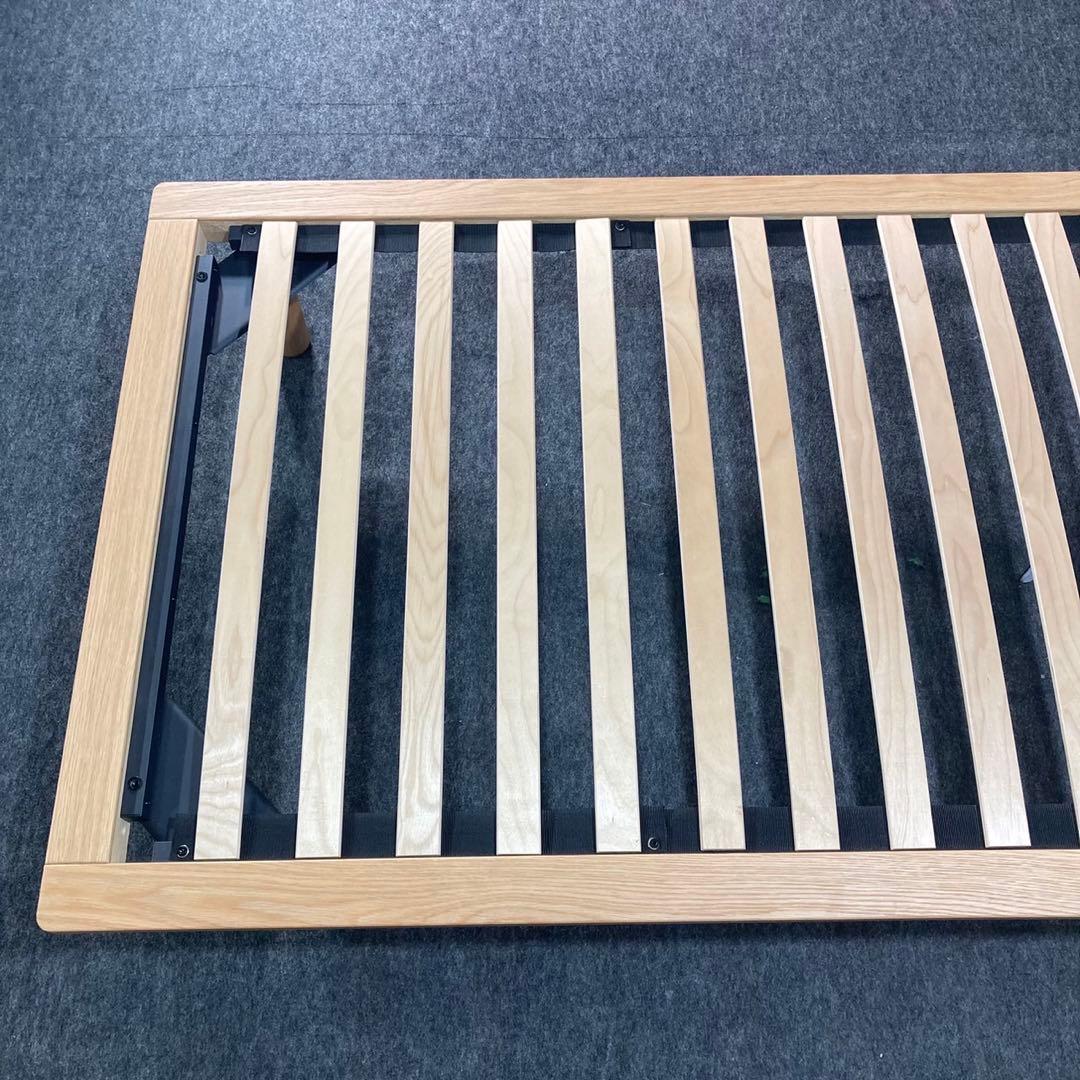 MUJI 無印良品 無印 ベッドフレーム シングル 天然木 美品 d3412