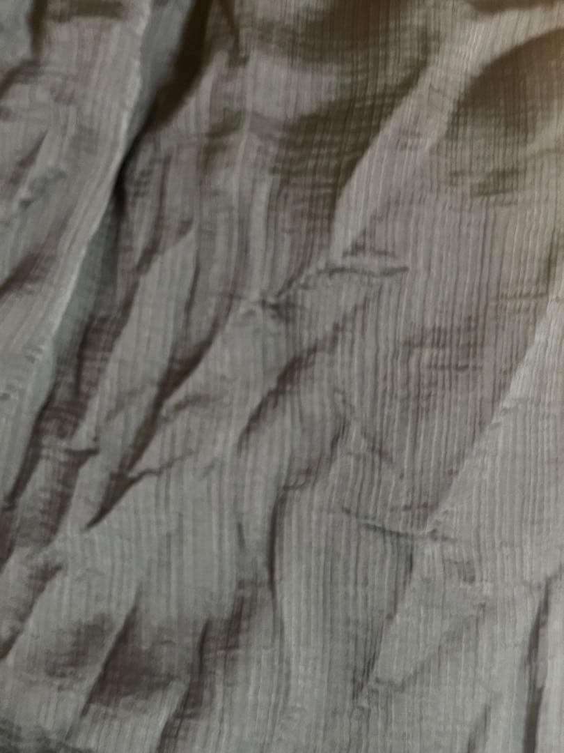 新品未使用タグ付きBEARDSLEY NEWシワシフォンギャザーパンツ黒サイズ2