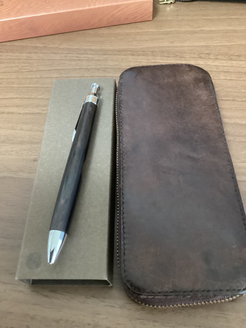 シャーペンまとめ売り　レザーペンケース　検索 野原工芸 工房楔 ボナンペン
