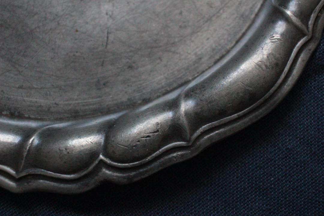 エタンオーバルプレート/フランスアンティークアクセサリートレイ