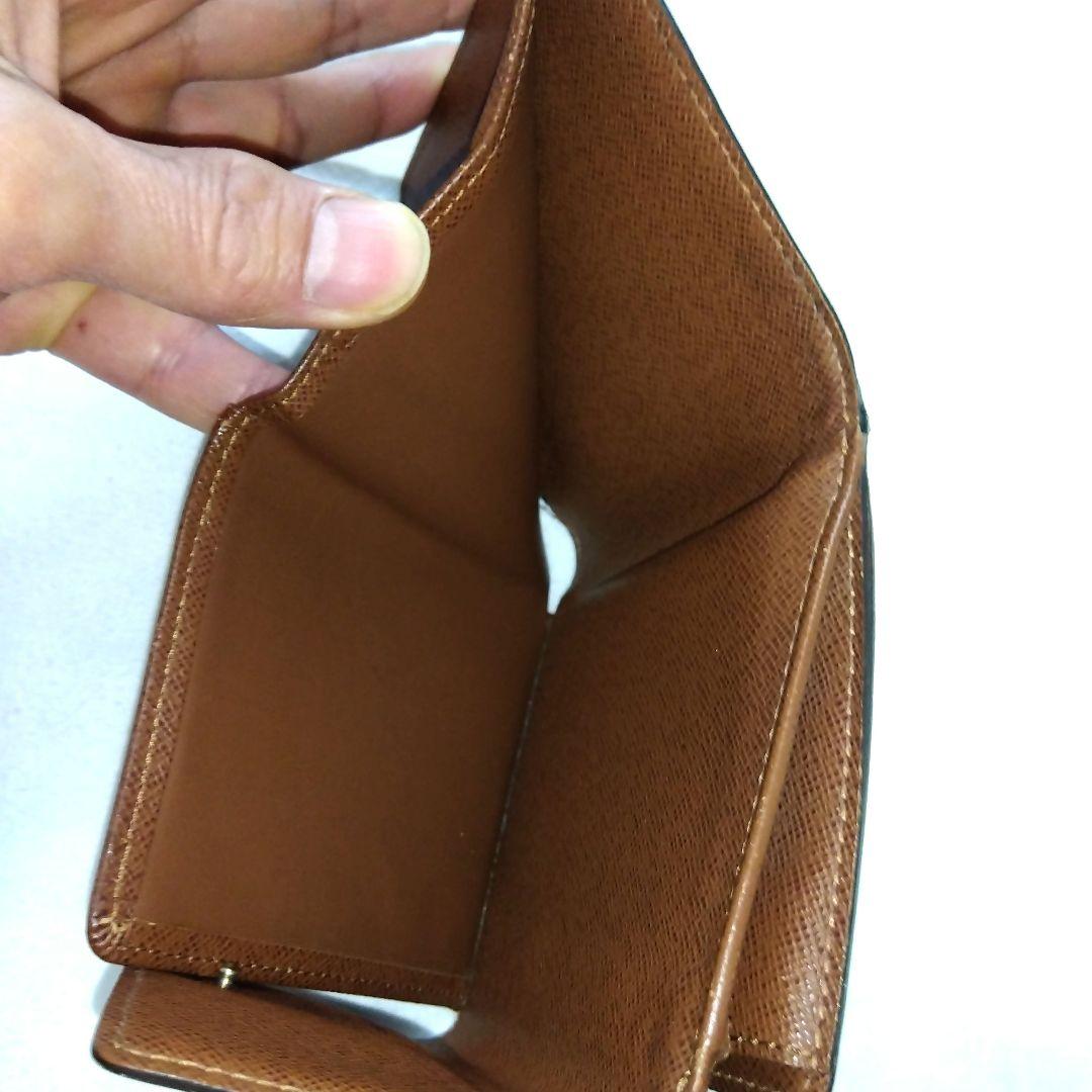 （美品）ルイヴィトンモノグラムM61652三つ折り財布