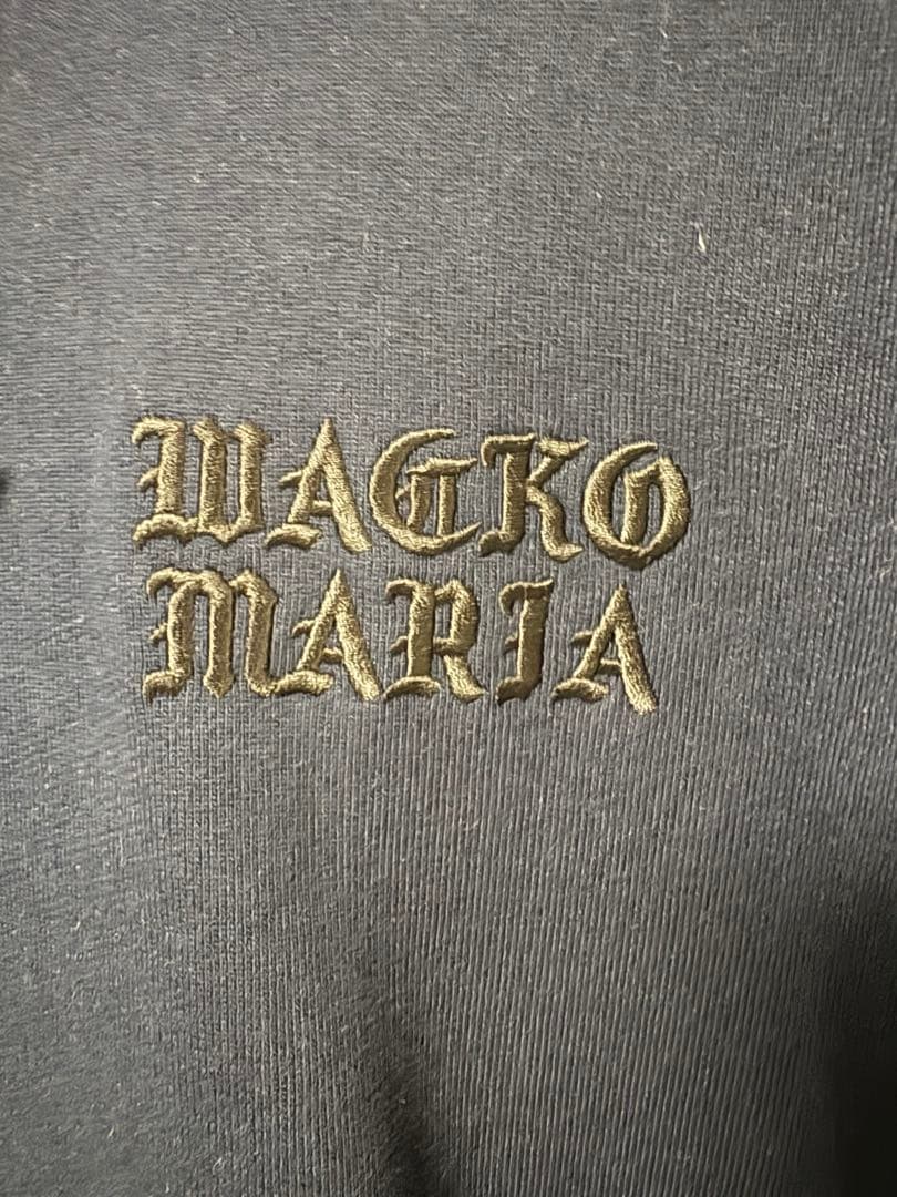 WACKO MARIA ダークネイビー パーカー ワコマリア Lサイズ 美品