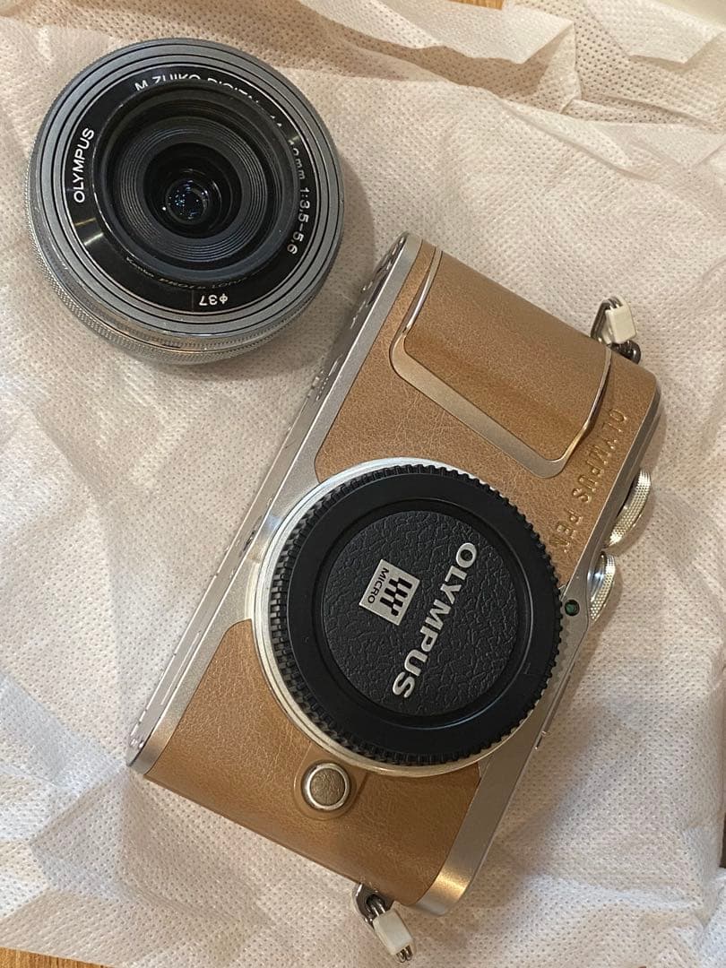 値下げ！OLYMPUS E-PL9 ミラーレス一眼 ブラウン　電源・動作確認済み