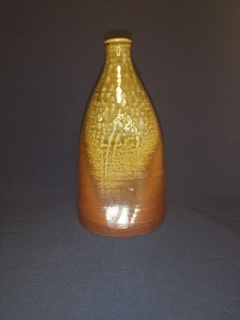 舟徳利花入 (備前)