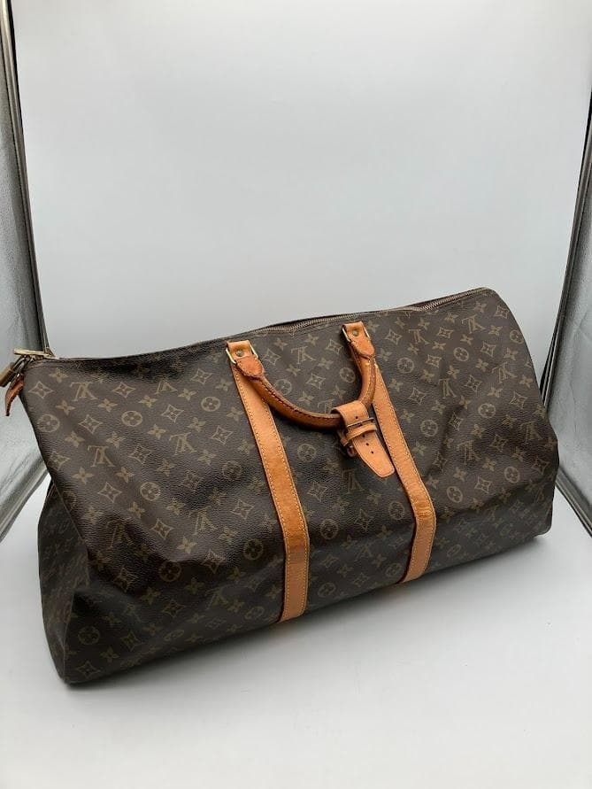 Louis Vuitton ボストンバッグ ブラウン モノグラム　キーポル60