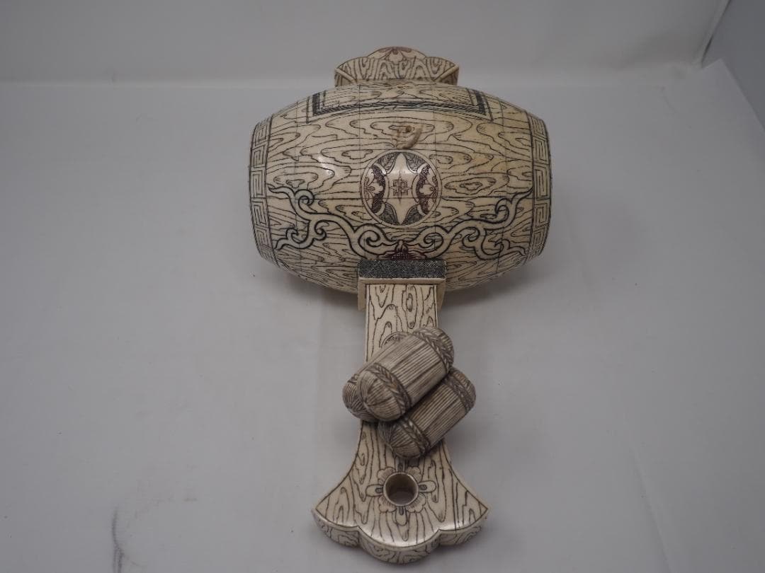 大型　打ち出の小づち　練り物　重さ3.8㎏　インテリア　縁起物　中国