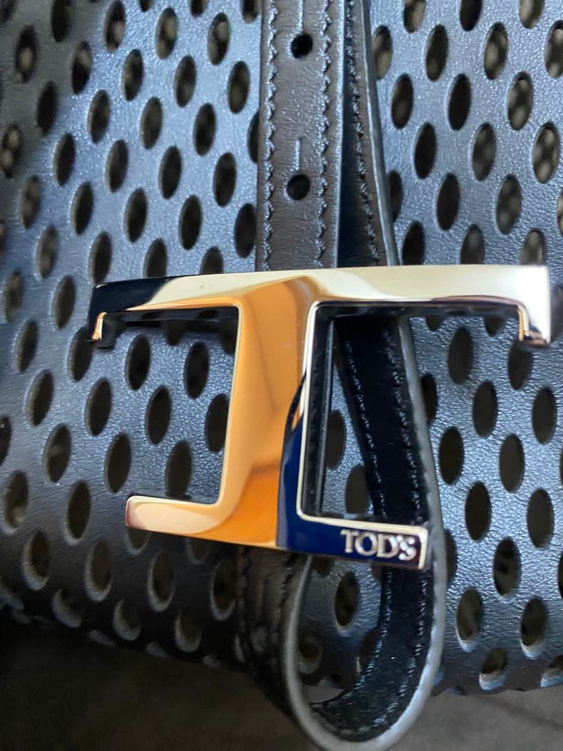 トッズ　ティータイムレス　T Timeless ハンドバッグ M 黒色　美品