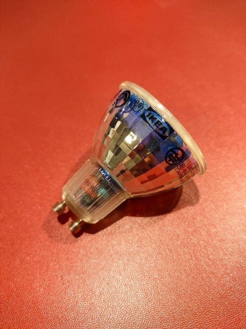 【半額以下】IKEAバロメーテルシーリングスポットライト5個（電球とリモコン付）