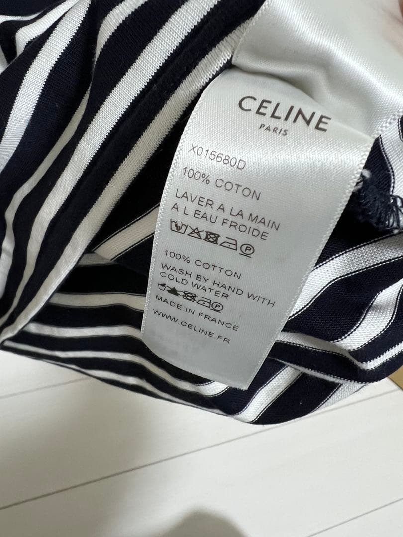 CELINE ボーダーカットソー