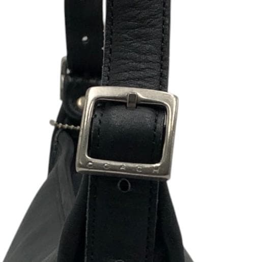 【美品・希少】OLD COACHオールドコーチ　ショルダーバッグ　ブラックレザー