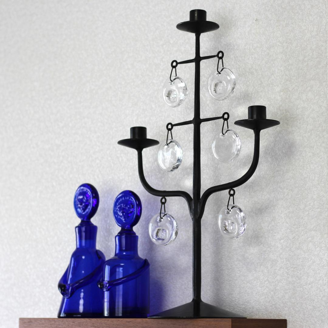 【貴重な大型】エリックホグラン　Erik Hoglund　キャンドルスタンド05