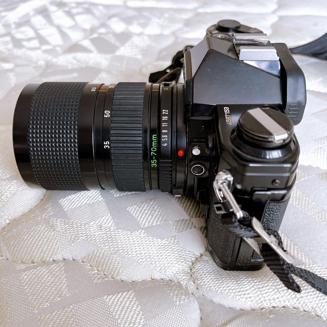 Canon AE-1 ズームレンズ ストロボ ストラップ セット