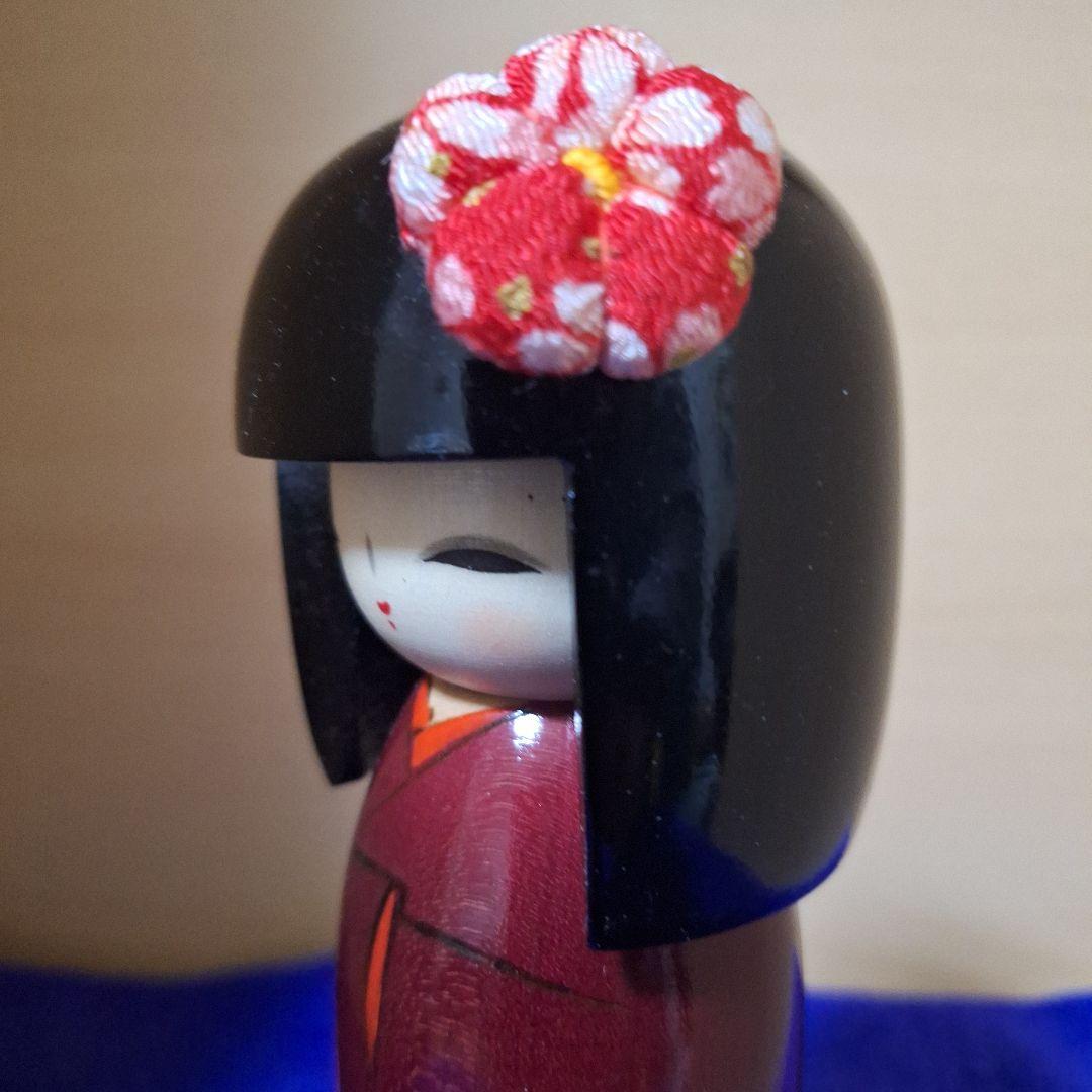 内閣総理大臣賞受賞宮川雄一作創作こけし『想い出』晃常こけし工房『春の夢』セット