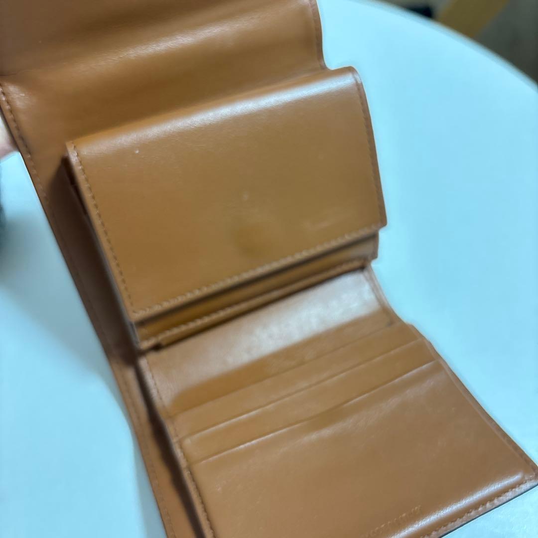 セリーヌ 三つ折り財布 総柄 トリオンフ スモールフラップウォレット 黒