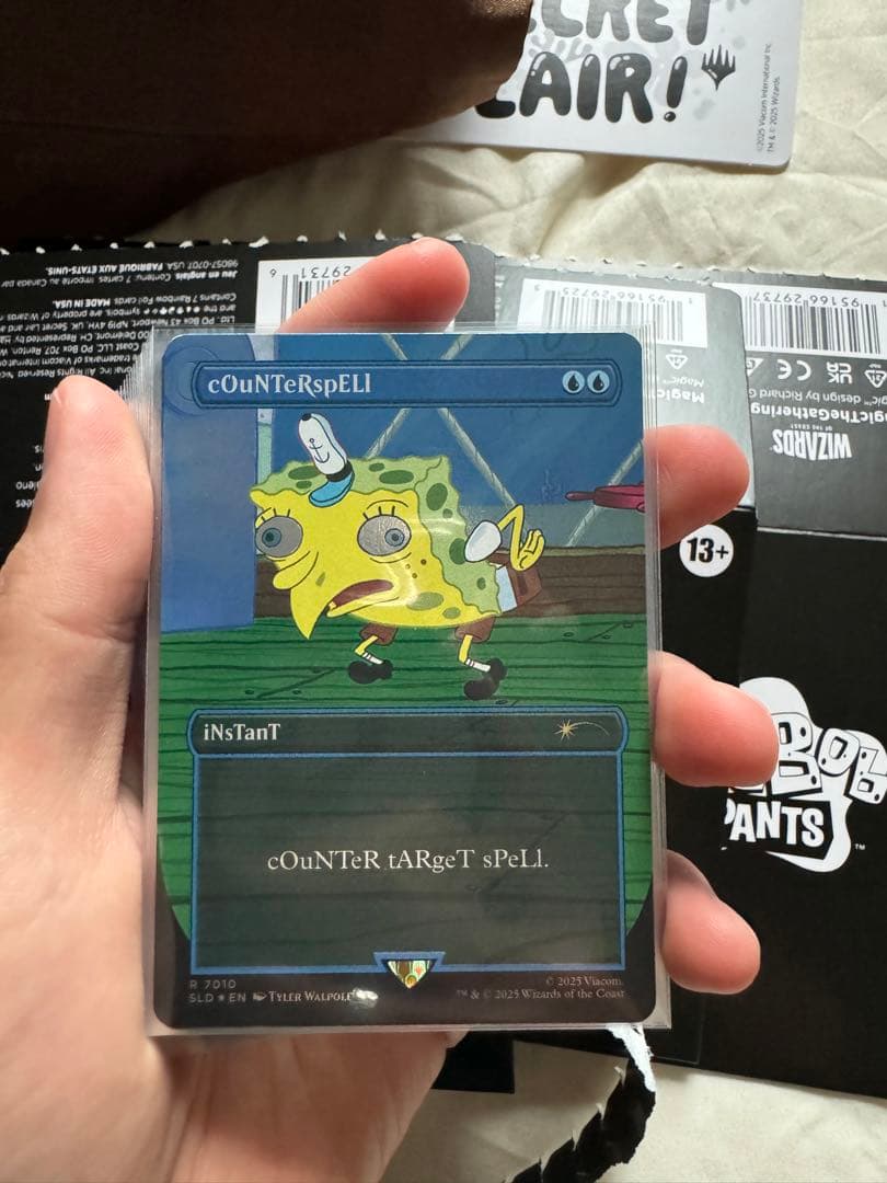 MTG 対抗呪文/Counterspell　スポンジボブ レアボーナスカード