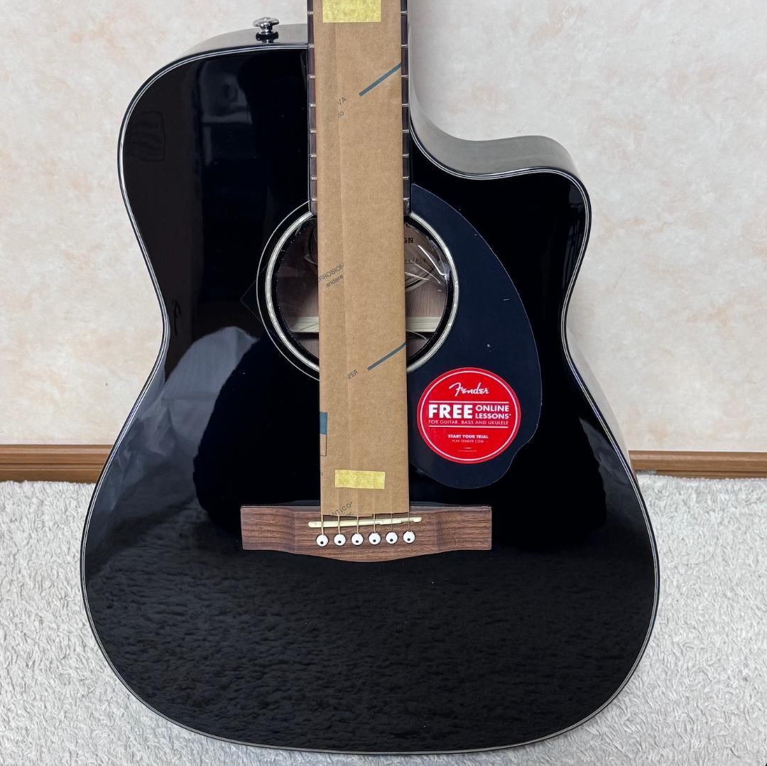 【未使用】Fender エレアコギター CC-60SCE ブラック フェンダー