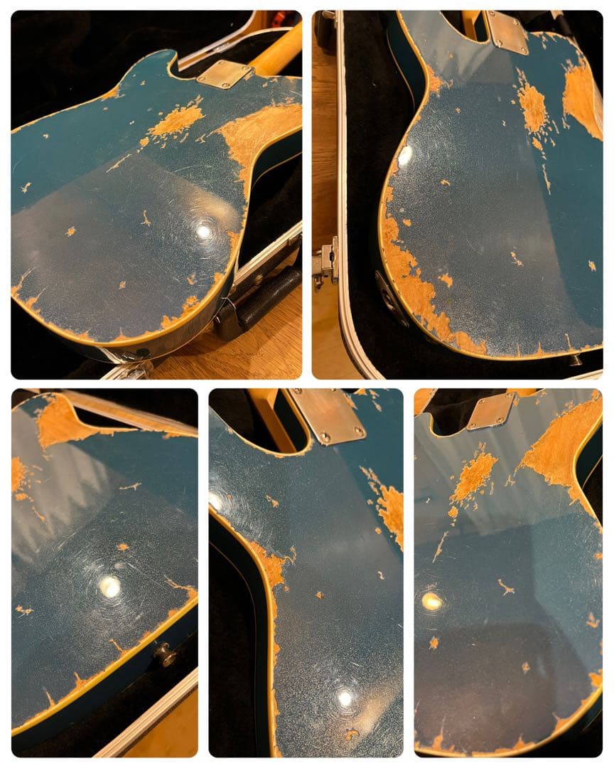 ハードレリックTL.Wバインディング/フローティングトレモロ/ダックブルー