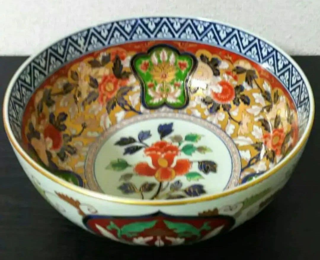 【未使用】極錦金彩古伊万里 鉢(大)