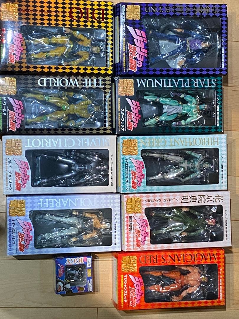 ジョジョ　超像可動　三部　9体セット